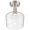 Access Lighting Port Nine Chardonnay, Chardonnay LED SemiFlush, Brushed Steel Finish, Clear Glass 63147LEDD-BS/CLR - alternate 5